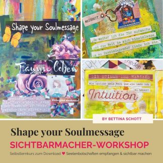 Shape your Soulmessage Der Online-Kurs Workshop, Meditation und Melodien, Audio und Videoanleitungen Selbstlernkurs und Selbstfindung